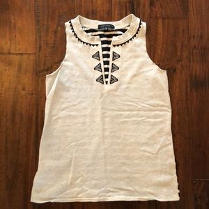 Sanctuary Embroidered Tank Top XS